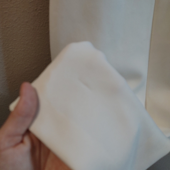 Guess High Neck Sleeveless Pencil Dress Ivory Off White Scuba Knit Sequin Size 4 - Picture 14 of 15